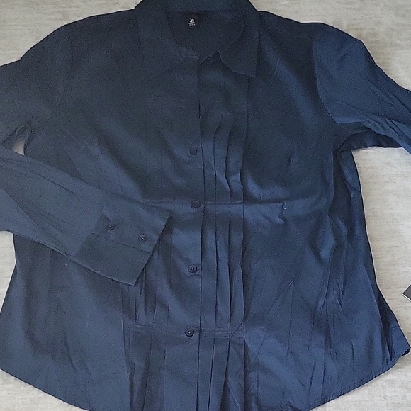 Mossimo Supply Co. Tops - Mossimo Supply Co. Navy Button-Down Shirt